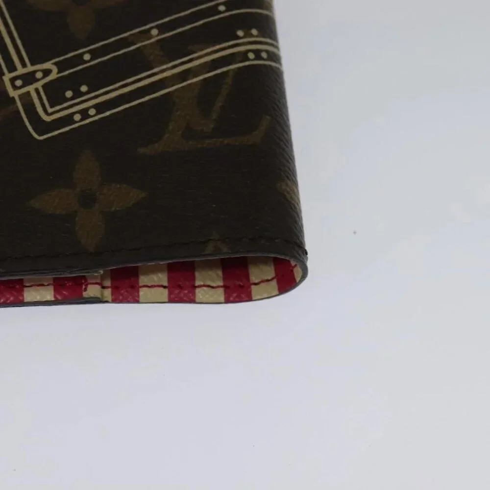LOUIS VUITTON Monogram Trunk Agenda PM Day Planner Cover R20031 LV Auth 123439